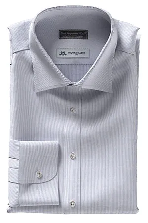 THOMAS MASON ネイビー ピンストライプ(TMS86979)