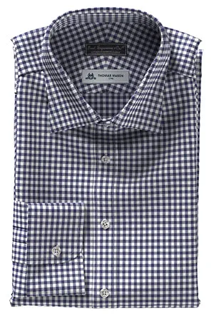 THOMAS MASON ネイビー ギンガムチェック(TMS86988)