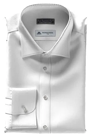 THOMAS MASON ホワイト オックスフォード(PN-Y8521)