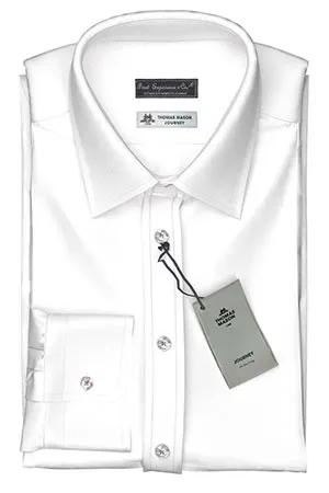 Thomas Mason Journey 120/2Ply White Broad(NP-TMS87794)