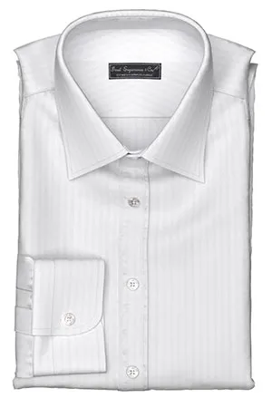 GIZA88 White Dobby Stripe(PN-Y98936)