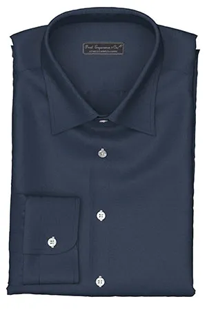 WRINKLE FREE TC ネイビー ブロード (Y100934)