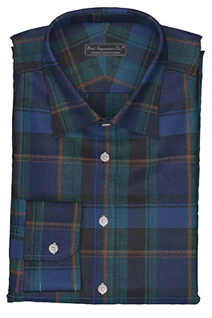 MADRASネイビー イエロー グリーン チェック(SW102192)