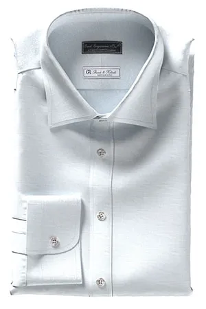 GRANDI&RUBINELLI 綿麻サックス ネップ(Y102342)