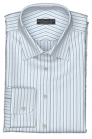 GIZA ネイビー＆ブルー オルタネートストライプ(Y102679)