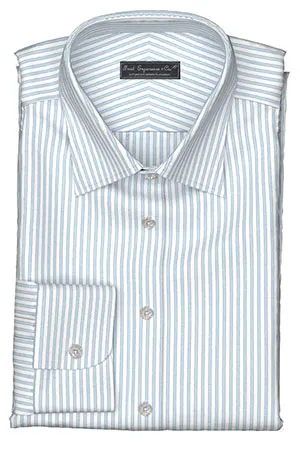 GIZA サックス＆ドビー ストライプ(Y102680)