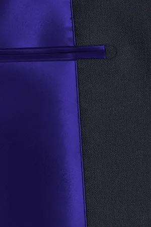 TAILORED WOOL ブライトネイビー無地(MK102847)