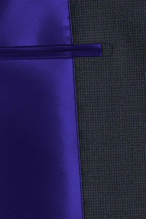 AIRLY COMFORT ネイビー マイクロチェック(MK102839)