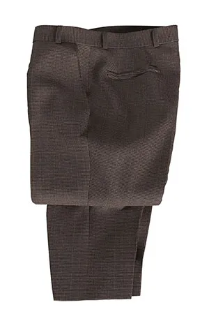 TAILORED WOOL ブラウン チェック(MK102856)