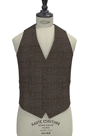 WOOL&LINEN　ブラウンネップ(MK102880)