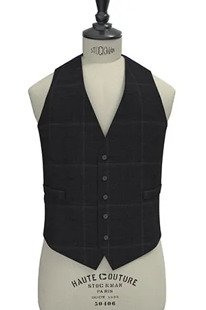 TAILORED WOOL グレー ウインドペン(MK102857)