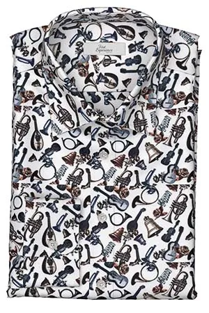 TEXTA 楽器柄プリント(Y103014)*NEW*