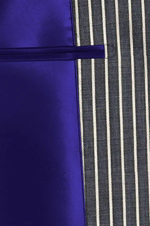 REDA Super120s ネイビーグレーストライプ(103067)