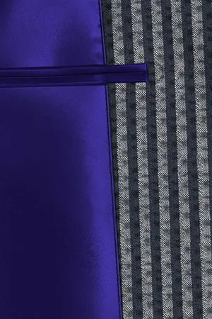 SUBALPINO STRECH ネイビーサッカー(103105)