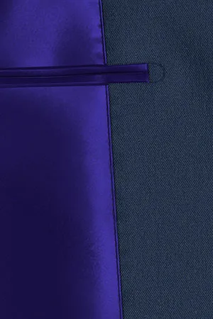 E.THOMAS COTTON ブライトネイビーツイル(103113)