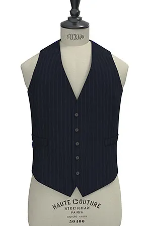 REDA Super110s ICESENSE ネイビーピンストライプ(103069)