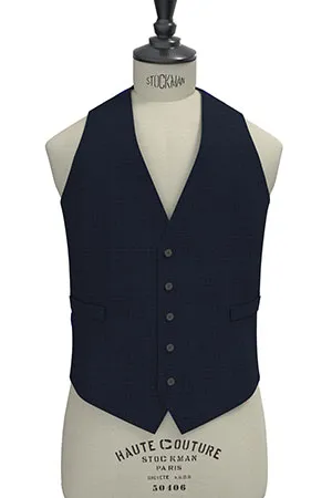 ANGELICO ネイビー格子(103081)