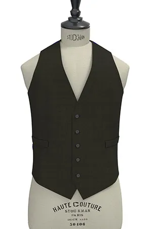 E.THOMAS COTTON オリーブツイル(103112)