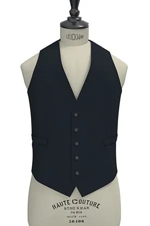 BASIC STRECH アッシュネイビー無地(103199)