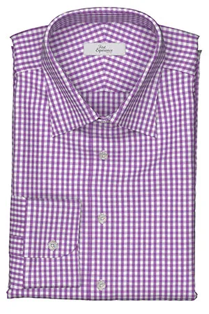 BASIC TC パープル ギンガムチェック(103229)