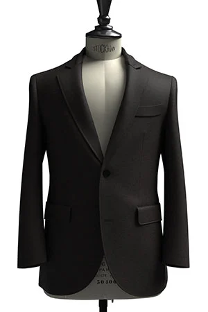 CANONICO Super110s ブラウン ツイル(103241)