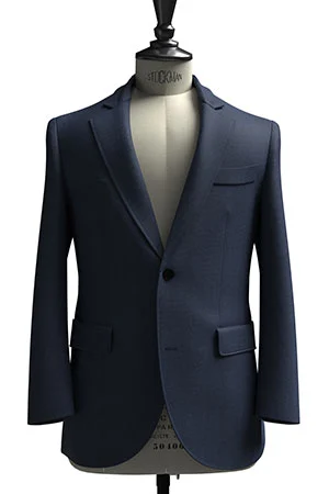 CANONICO MOHAIR ブライトネイビー無地(103246)