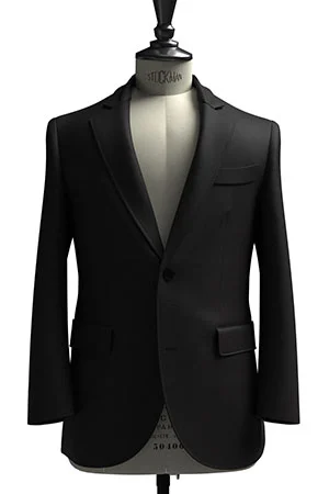 CANONICO KID MOHAIR ブラック無地(103249)