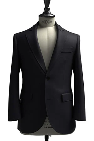 CANONICO Super110s ネイビーツイル(103254)