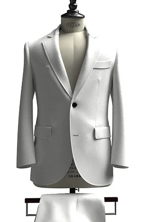 HUDDERS FIELD CASUAL ホワイト 平織 リネン (103339)