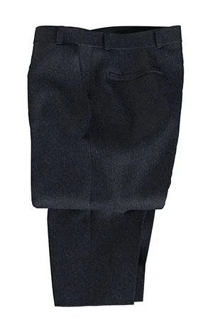 CANONICO ネイビー メランジ フランネル(103272)