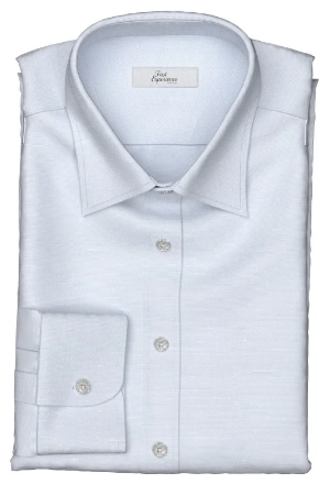 Albini Shirting 綿麻 サックス ネップ (103354)