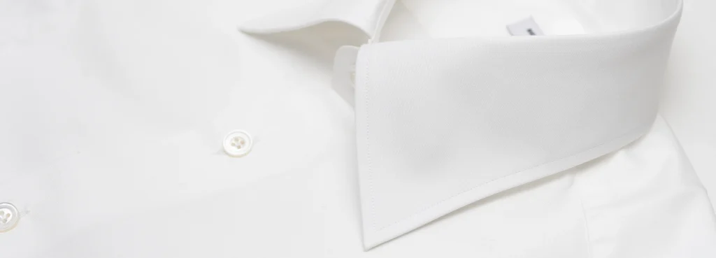 オーダーシャツの運針ステッチ