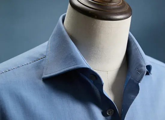 上質なオーダーシャツ・オーダースーツは、高級な素材との組み合わせで。