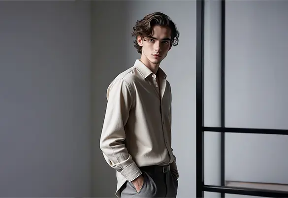PEACH VIYELLA SHIRTS