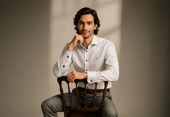 Performance in White Shirt