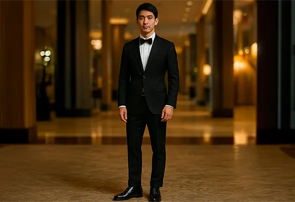 SUPER BLACK FORMAL SUIT