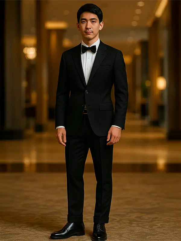 SUPER BLACK FORMAL SUIT