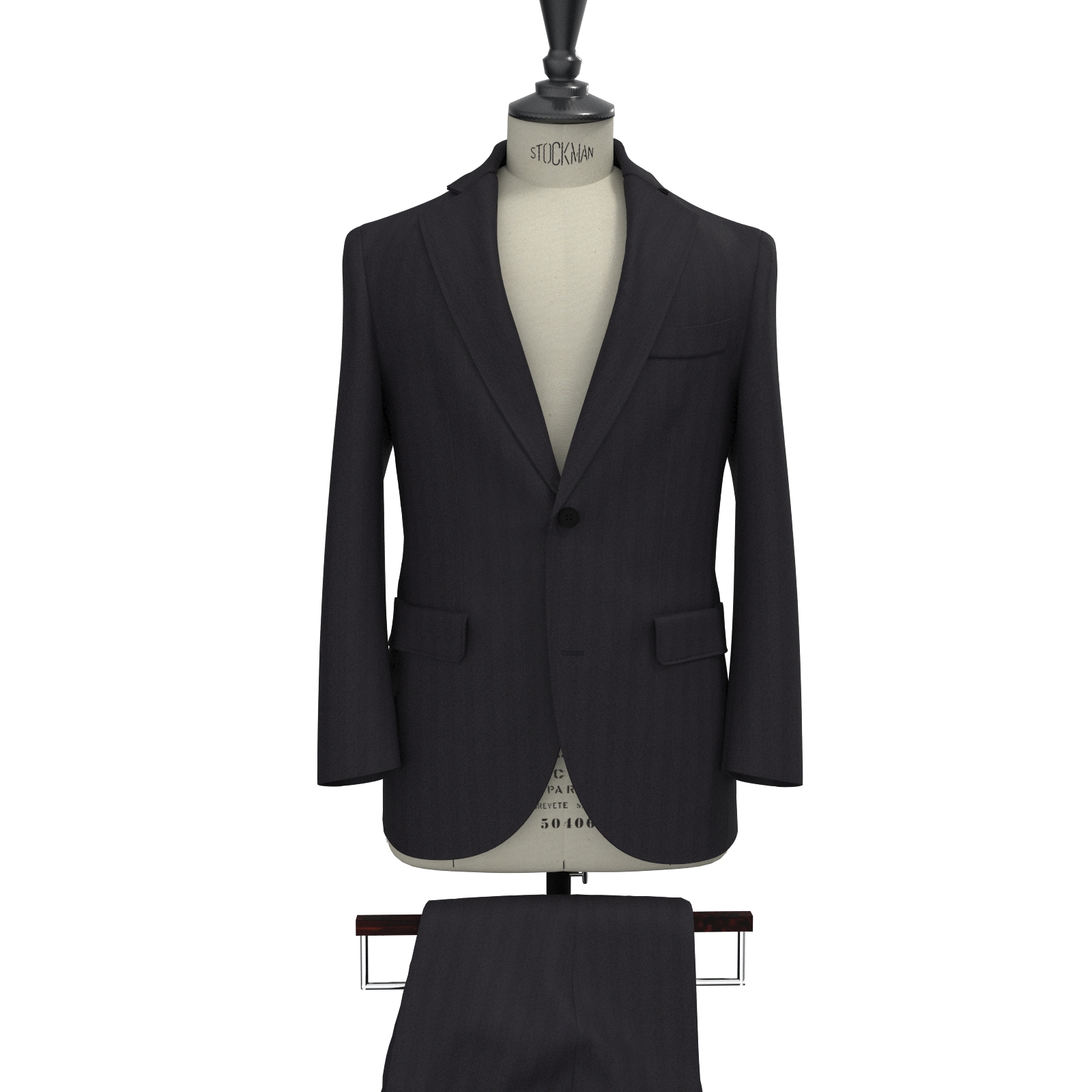 Ermenegildo Zegna / ELECTA　定価35万円 オーダースーツ Zegna Electa ブラウン ヘリンボーン(KG101350