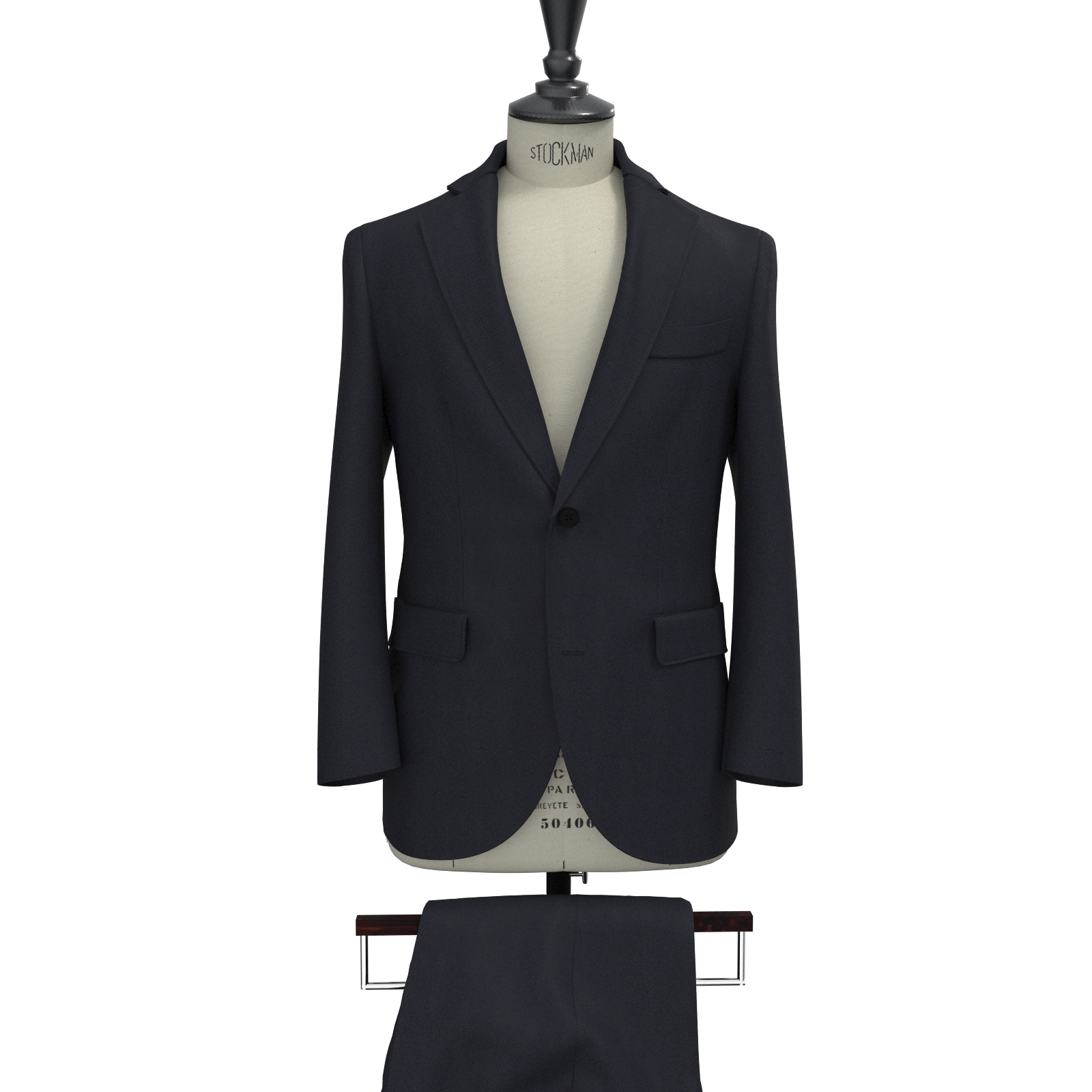 オーダースーツ Zegna Electa ダークネイビー ツイル(KG101364
