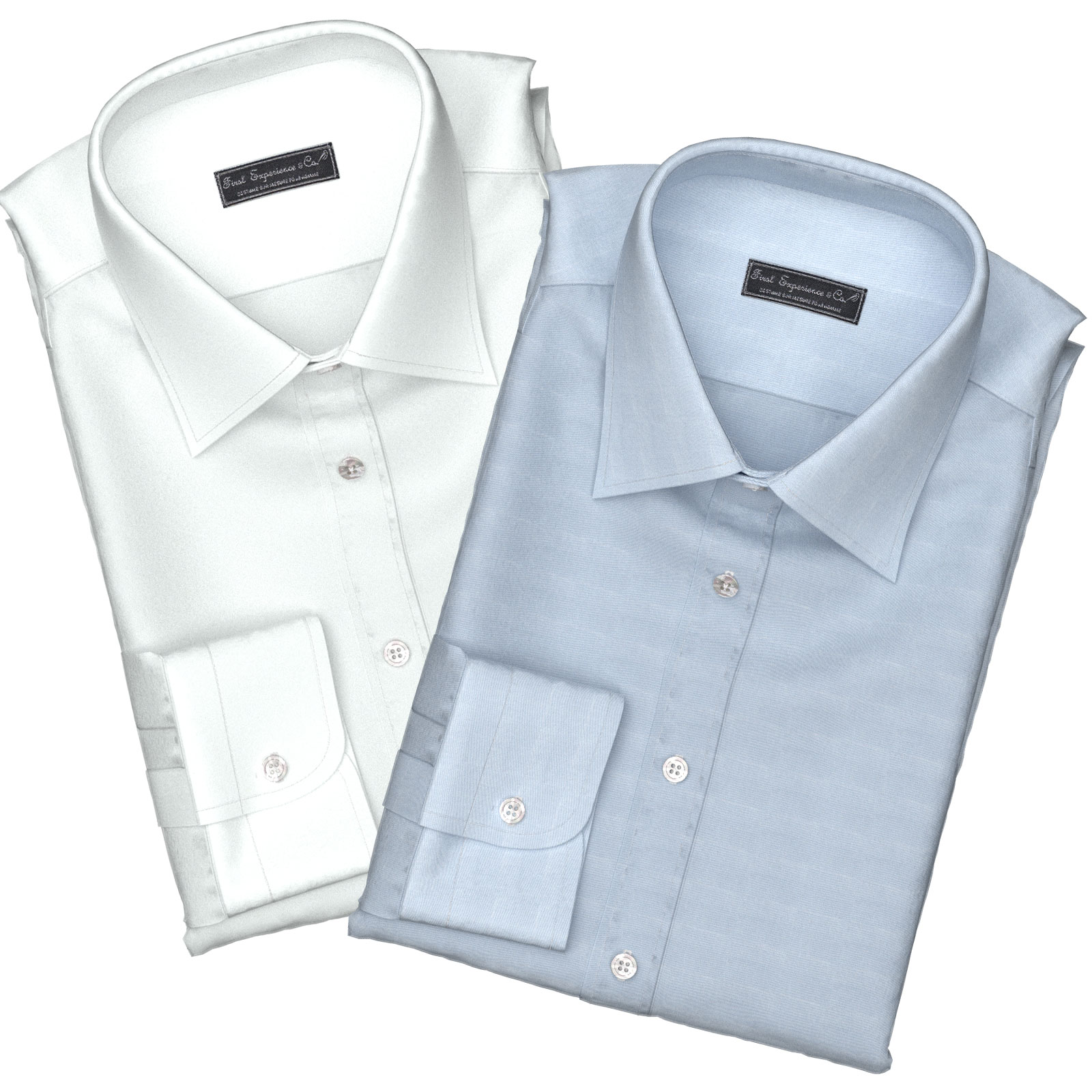 【2BUY】100双糸ホワイト＋サックスブロード(PN-TY95230)