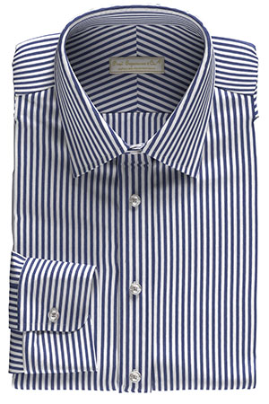 NAVY LONDON STRIPE(SOLOTEX形態安定/SL0205-1)