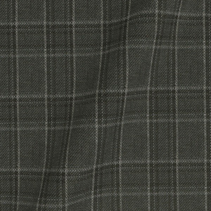 DORMEUIL GREEN SILK LINEN MIX CHECK(PN-NB97624)