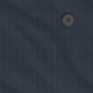 DORMEUIL TROPICAL AMADEUS ASH NAVY BROWN&WHITE STRIPE