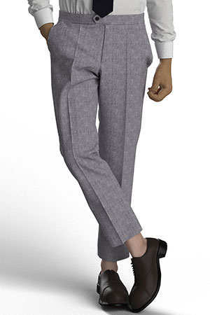 Spence Bryson Tyrone Black/White Linen(KG98378)