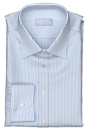 ALUMO 120/2ply Saxe Stripe Broad(PN-91208)
