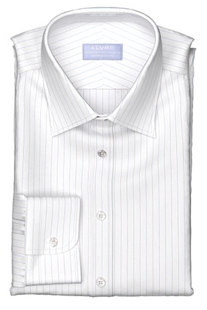 ALUMO 120/2ply Saxe Pin Stripe(PN-91215)
