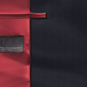 CANONICO Super100s Navy Shadow Stripe (PN-NB99191)