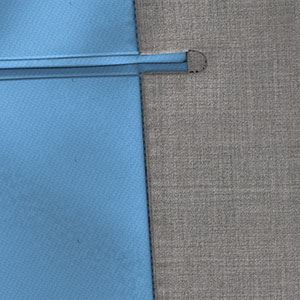 TAILORED WOOLライトグレー 無地(MK100634)