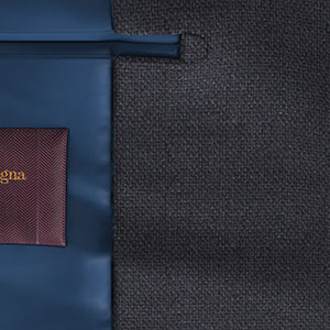 Zegna Loop チャコールグレー ホップサック(AK100817)