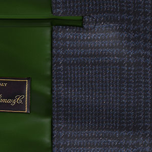Loro Piana ネイビー グレンチェック(AK101412)